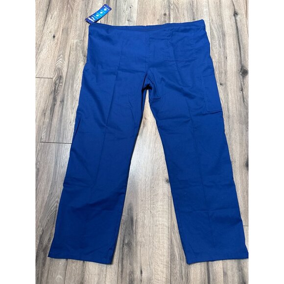 Landau All Day Unisex Scrub Set LGE DK Blue 65% Polyester 35% Cotton Mechanical - Picture 8 of 9